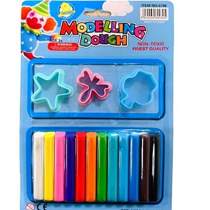 Dough Modelling Ref 6706
12 colours with 3 shapes
MeliMelo