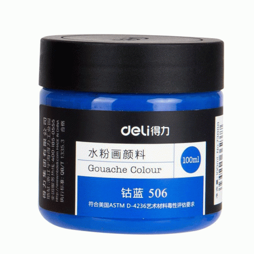 Gouache Ref 73888
100ml, Cobalt Blue 506
Deli