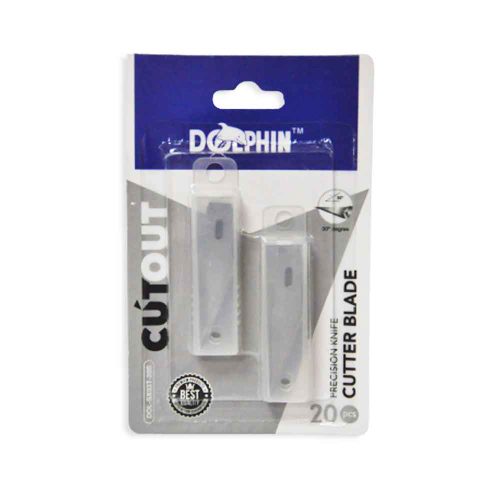 Blades (Art Knife) Ref SX-03T
45*8.7 mm [Pk 20]
Dolphin