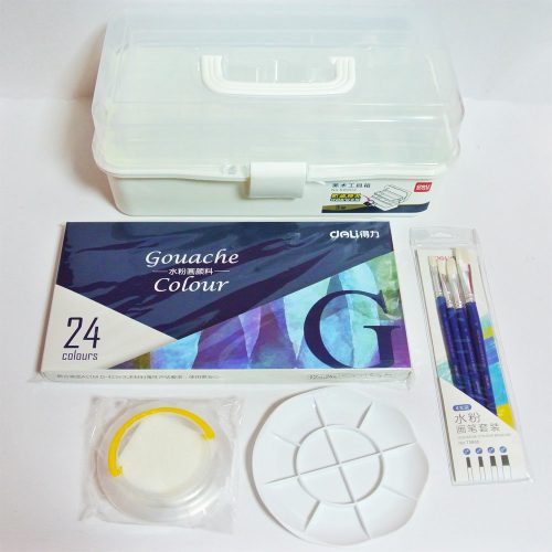 Gouache Set Ref HS311-24
24 colors, Assorted
Deli