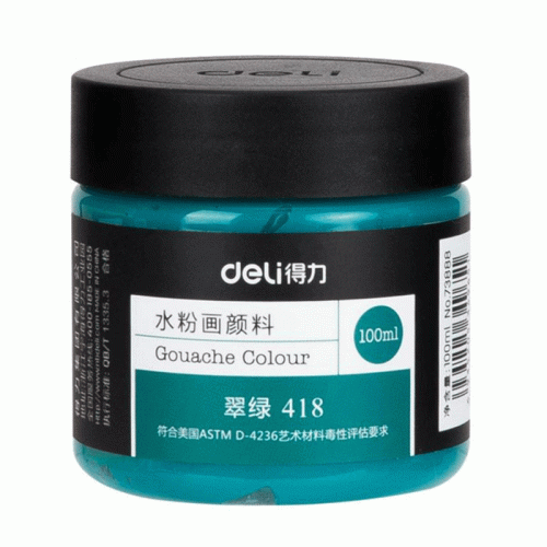 Gouache Ref 73888
100ml, Jade Green 418
Deli
