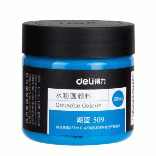Gouache Ref 73888
100ml, Lake Blue 509
Deli