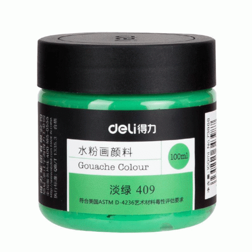 Gouache Ref 73888
100ml, Light Green 409
Deli