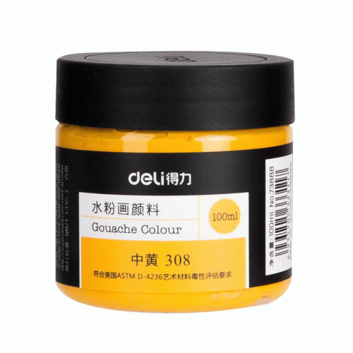 Gouache Ref 73888
100ml, Medium Yellow 308
Deli