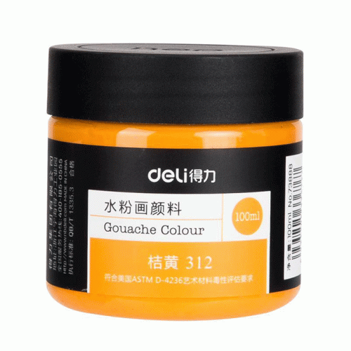 Gouache Ref 73888
100ml, Orange 312
Deli