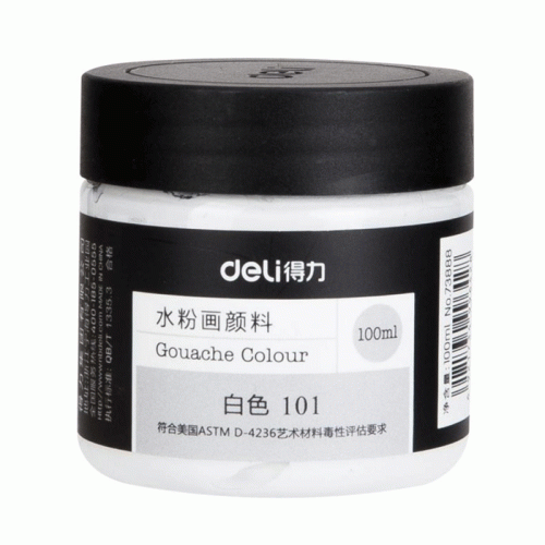 Gouache Ref 73888
100ml, White 101
Deli