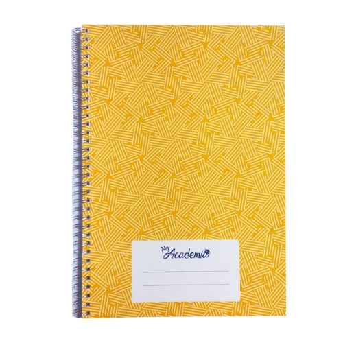 Spiral Notebook
A4, 120 Sheets Ruled, Yellow Stripes
My Academia