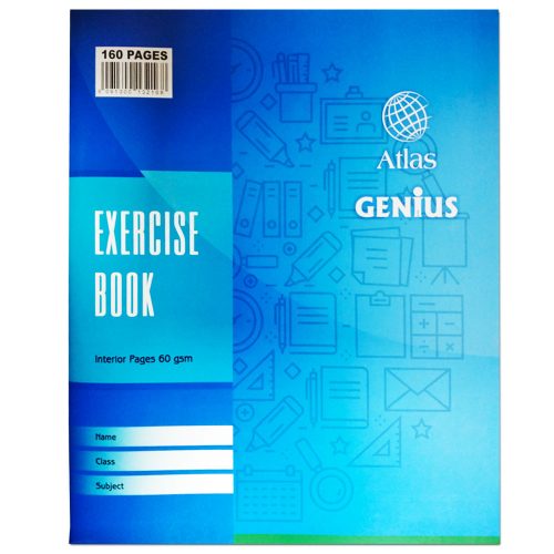 Exercise Book Ref BXL160
Single Ruled, Extra Large, 160 Pages
Genius