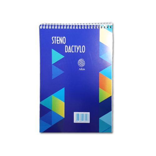 Spiral Writing Pad Ref SP86
A5, 50 Sheets, Ruled Steno
Atlas