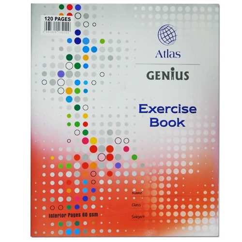 Exercise Book Ref BXL120
Single Ruled, Extra Large, 120 Pages
Genius
