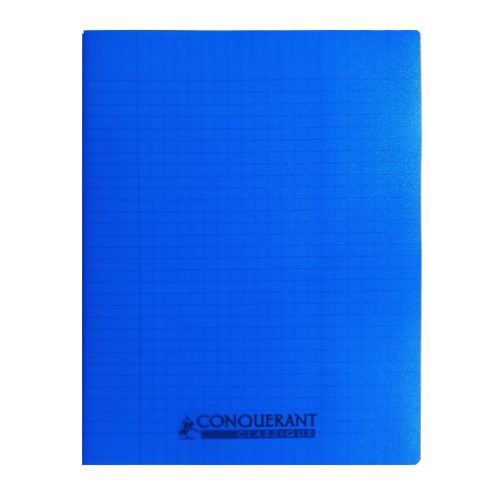 Classic Cover Notebook Ref 100103774
A4, 96 pages, Seyes Lines, Polypro Blue
Conquerant