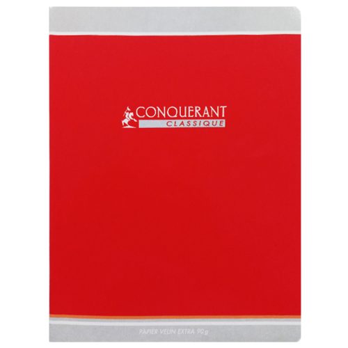 Classic Cover Notebook Ref 100104302
240*320cm, 96 pages, Seyes Assorted
Conquerant