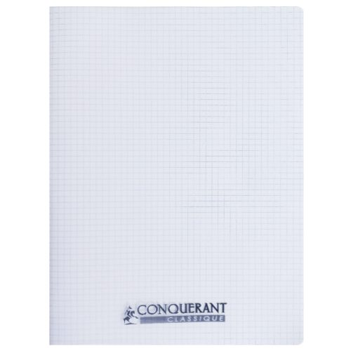 Classic Cover Notebook Ref 400037800
240*320cm, 48 pages, Checkered Colourless Polypro
Conquerant