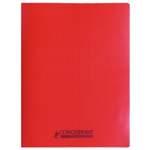 Classic Cover Notebook Ref 400092044
240*320cm, 96 pages, Checkered Polypro Red
Conquerant