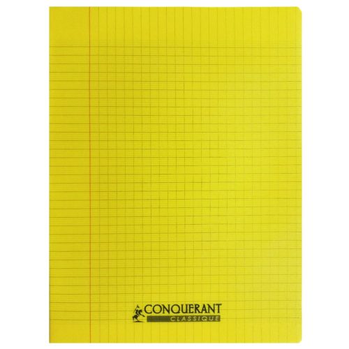Classic Cover Notebook Ref 100101327
240*320cm, 96 pages, Seyes Polypro Yellow
Conquerant