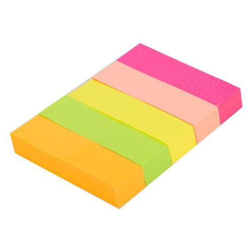 Sticky Notes Ref 7154
Index Tabs :50*15mm, 100 shtsx5 col [fluo]
Deli