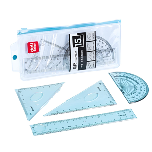 Drafting Set Ref 79524
7 Pcs, Plastic Box
Deli