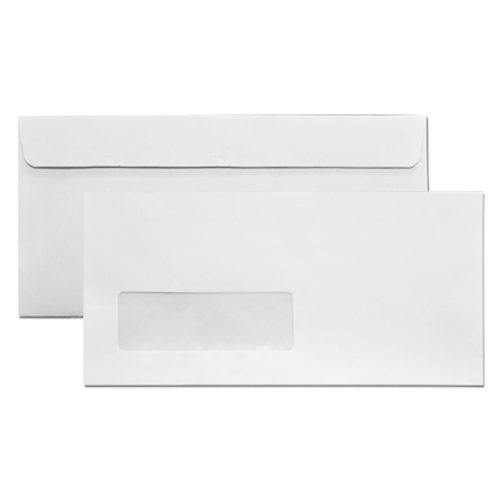 Envelope White Window
DL, W229*D114mm, Peel & Seal [Pk 100]
Lion