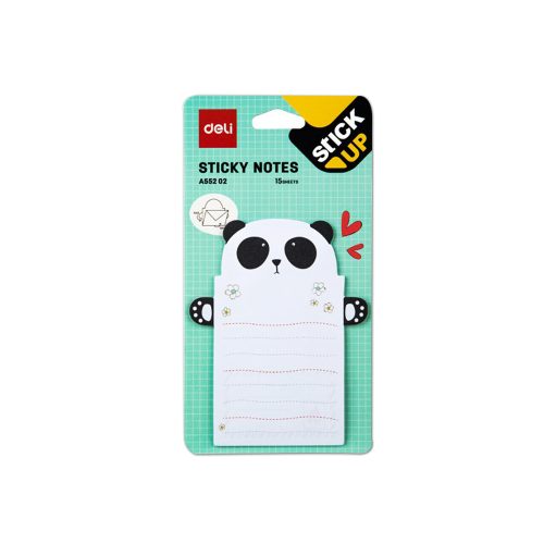 Sticky Notes Ref A55202
S:3X4" [76*101mm] 15 designed shts/pad
Deli
