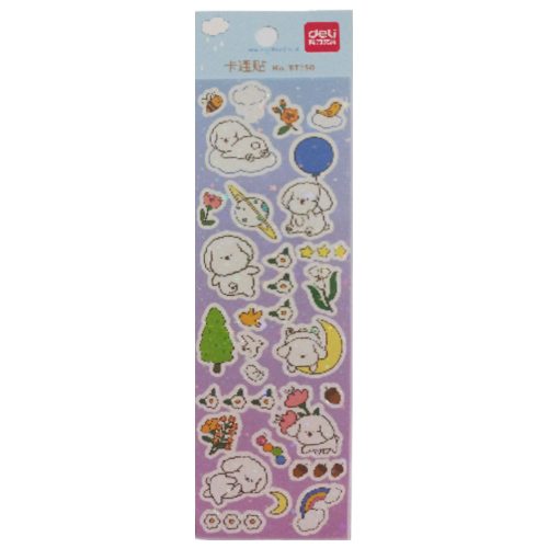 Sticker Ref BT150/BT174
64*230mm, Assorted
Deli
