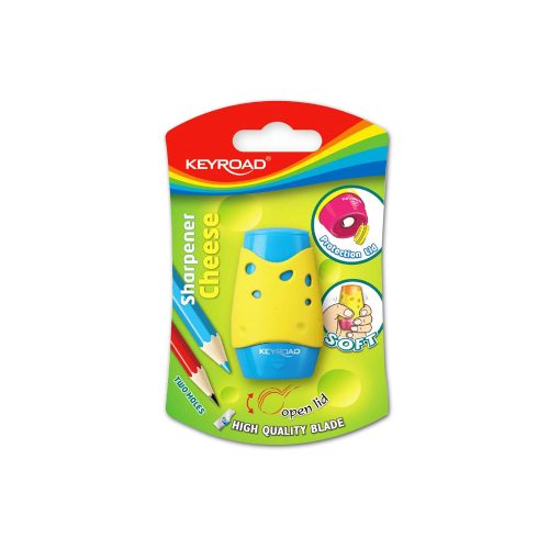 Sharpener Cheese Ref KR971158
2 holes, soft touch , protection lid 11mm
KeyRoad