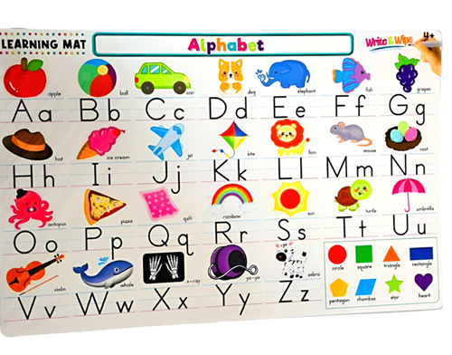 Learning Mat E-6470
Write and wipe alphabet
Melimelo