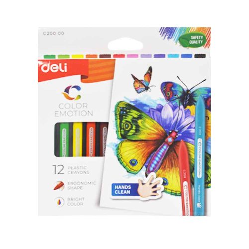 Plastic Crayon Ref C20000
12 Colors
Deli