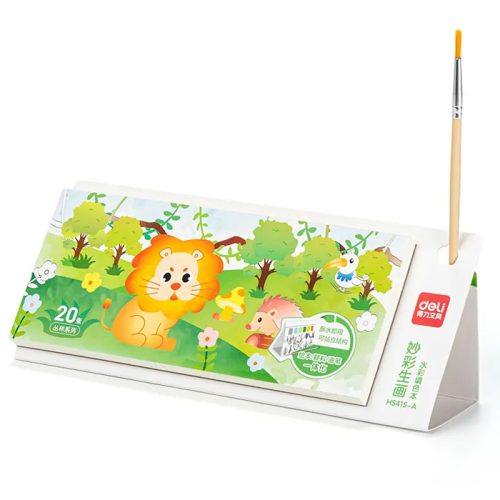 Coloring Book Ref HS415-A
20 Sheets,6 Colors ,S:210*110mm
Deli