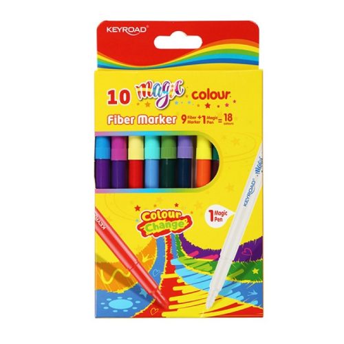 Coloured Fiber Marker Ref KR972227
9 Fabric Marker + 1 Magic pen= 18 colors
KeyRoad