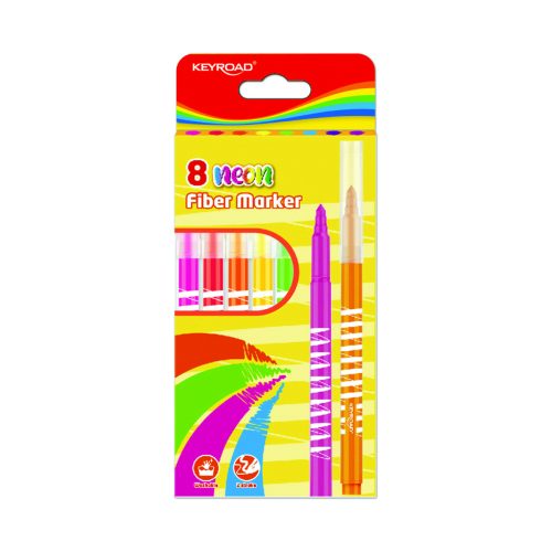 Colored Fiber Marker Ref KR971875
Neon [pk8] washable
KeyRoad