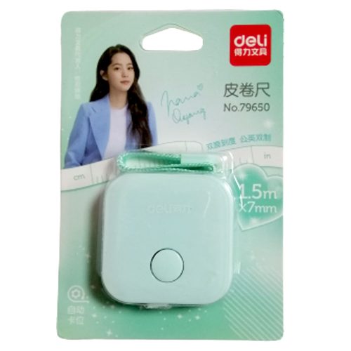 Measuring tape ref 79650/79651
S:1.5m*7mm
Deli