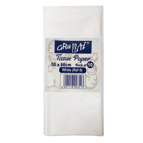 Paper Mousseline Ref 10B-8
White,10 sheets
Graffiti