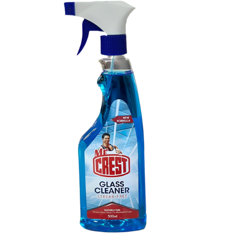 Window Glass Cleaner
500ml With Sprayer
Mr Crest