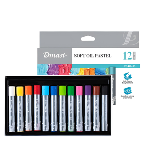 Oil Pastel Ref C340-12
12 Colors:soft :Dmast
Deli