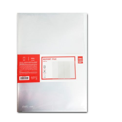 Pocket File Plastic Ref F00212
FC L shape, 130mic , Transparent [Pk10]
Deli