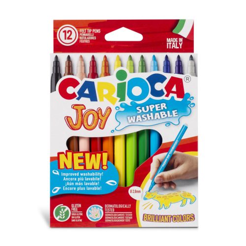 Felt Tip Pens Joy Ref 40614
12 Brilliant Colors
Carioca