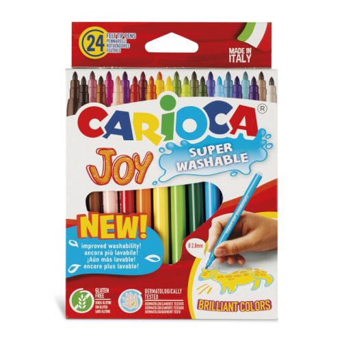 Felt Tip Pens Joy Ref 40615
24pcs Brilliant Colors
Carioca