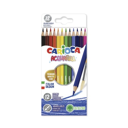 Colored Pencils Acquarell Ref 42857
12pcs, Brilliant Colors
Carioca