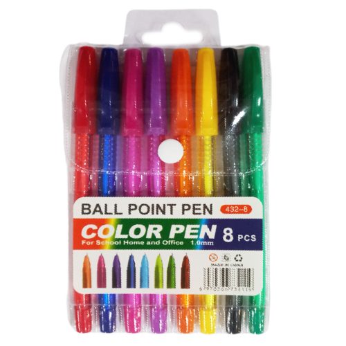 Ballpoint Pen Ref432-8
Ass Colours[Pk 8]
MeliMelo