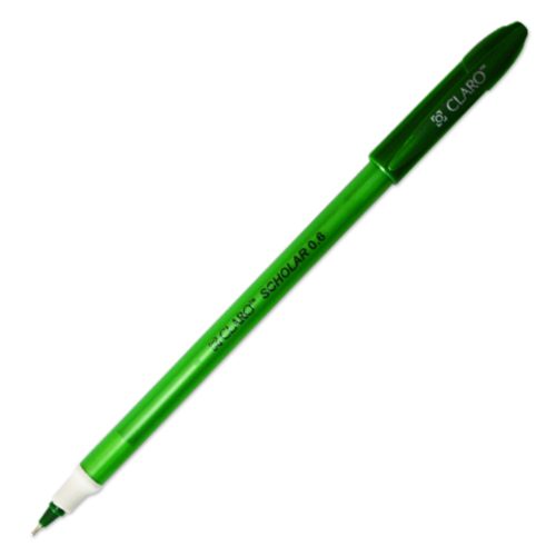Ball Pen Scholar Ref 0079
0.6mm Tip, Green
Claro