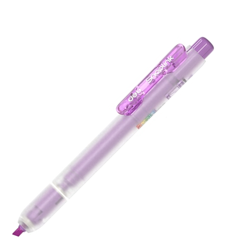 Highlighter U222-PR
Purple: Chisel tip
Deli