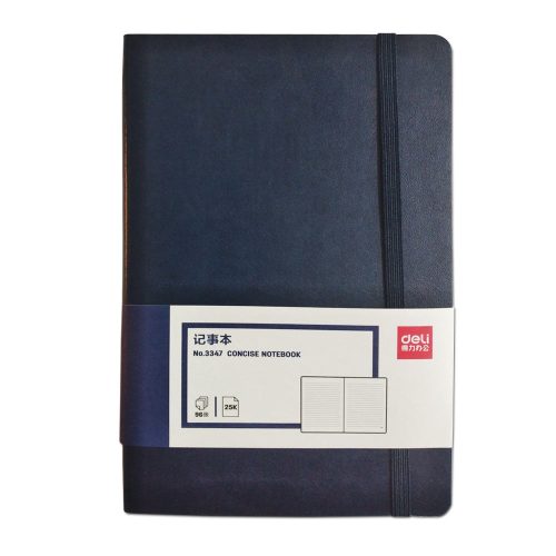Leather Notebook Ref 3347
208*131mm, 98 Sheets [25k] 70g
Deli