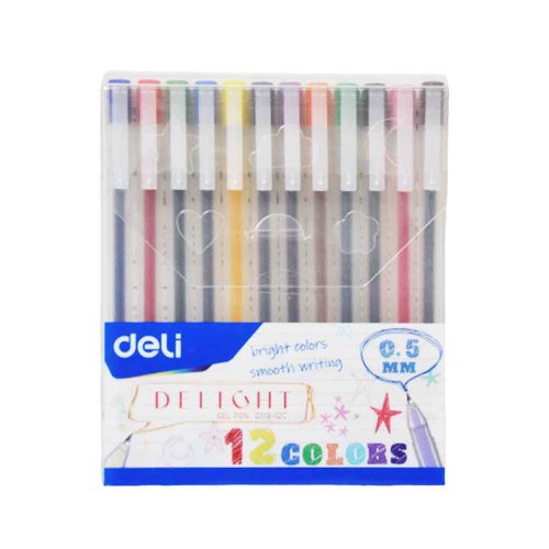 Gel Pen Ref G119-12C
0.5 mm:pk 12
Deli