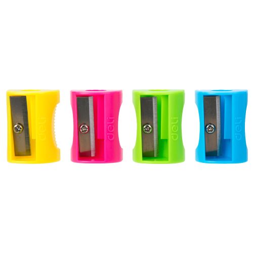 Sharpener for Wood Pencil Ref 0531
Plastic Assorted Colours
Deli