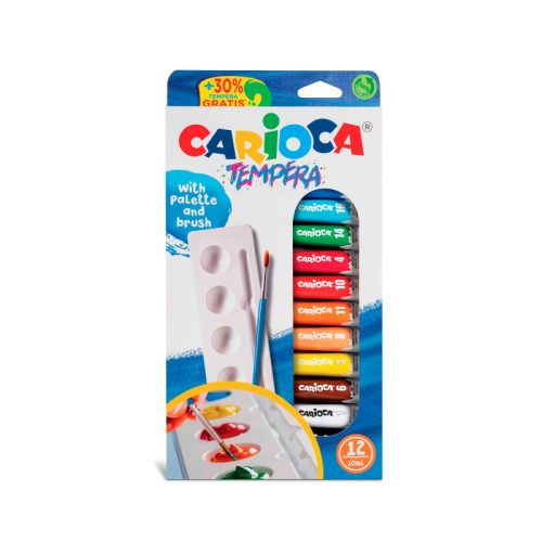 Water Colors Tempera Ref 40012
10ml [Pk 12] Brush+Palette
Carioca