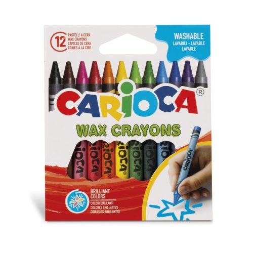 Wax Crayons Ref 42365
12pcs, Brilliant Colors
Carioca