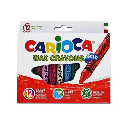 Wax Crayons Maxi Ref 42369
12pcs, Brilliant Colors
Carioca