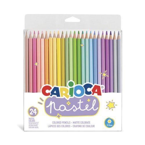 Colored Pencils Ref 43310
24pcs, Pastel Colors
Carioca