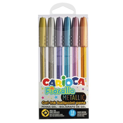 Ballpoint Pens Gel ink Fiorella Ref 43363
6pcs, Metallic
Carioca
