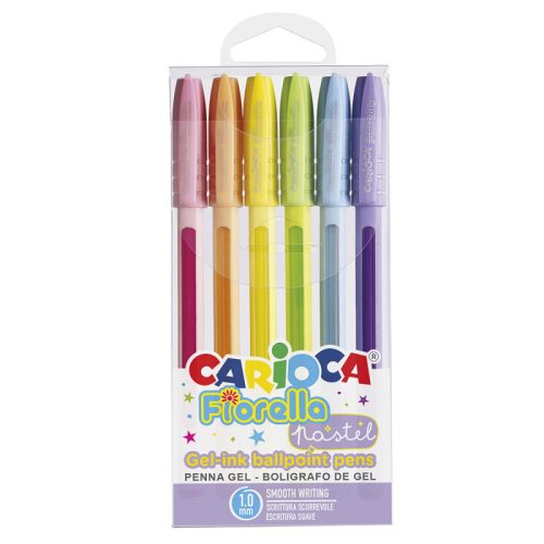 Ballpoint Pens Gel Ink Fiorella Ref 43364
6pcs, Pastel Colors
Carioca